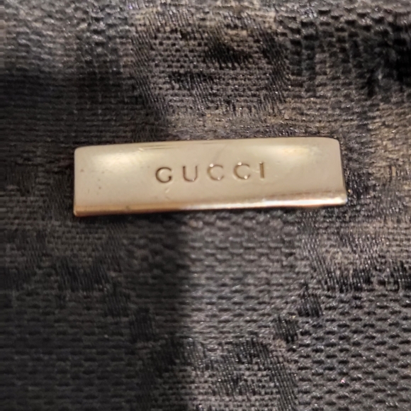 Gucci Black GG Mini Make Up Case Zippy Baggy - Picture 2 of 3